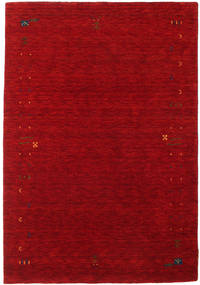  가베 Loom Frame - 빨간색 러그 140X200 모던 다크 레드/크림슨 레드 (울, 인도)