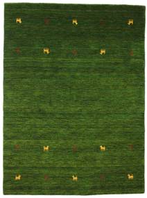  가베 Loom Two Lines - 녹색 러그 140X200 모던 다크 그린 (울, 인도)
