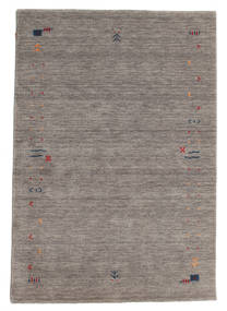  가베 Loom Frame - 회색 러그 140X200 모던 라이트 그레이/다크 그레이 (울, 인도)