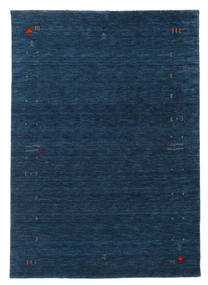  가베 Loom Frame - 어두운 파란색 러그 160X230 모던 다크 블루 (울, 인도)