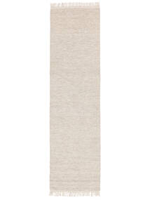 Melange - 샌드 러그 80X300 정품
 모던 수제 복도용 러너
 라이트 그레이 (울, 인도)