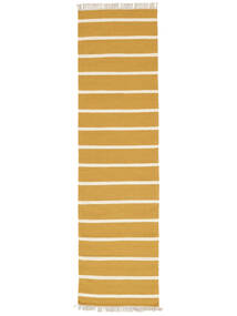  듀리 Stripe - 머스타드/노란색 러그 80X300 정품 모던 수제 복도용 러너 머스타드/노란색 (울, )