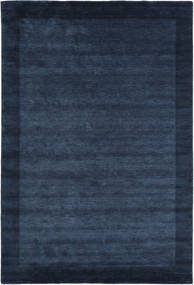  베틀 Frame - 어두운 파란색 러그 200X300 모던 다크 블루/블루 (울, 인도)