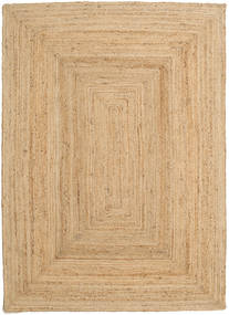 야외 카펫 Frida - 천연 러그 160X230 정품
 모던 수제 다크 베이지/베이지 (황마 깔개 인도)