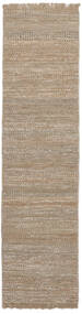 야외 카펫 Sahara Jute 러그 80X300 정품 모던 수제 복도용 러너 다크 브라운/브라운 (황마 깔개 인도)